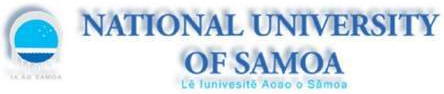 National University of Samoa logo